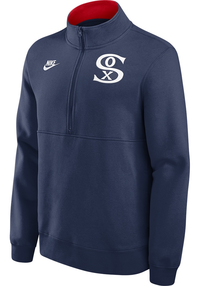Nike Chicago White Sox Mens NAVY Cooperstown Knockout Pullover