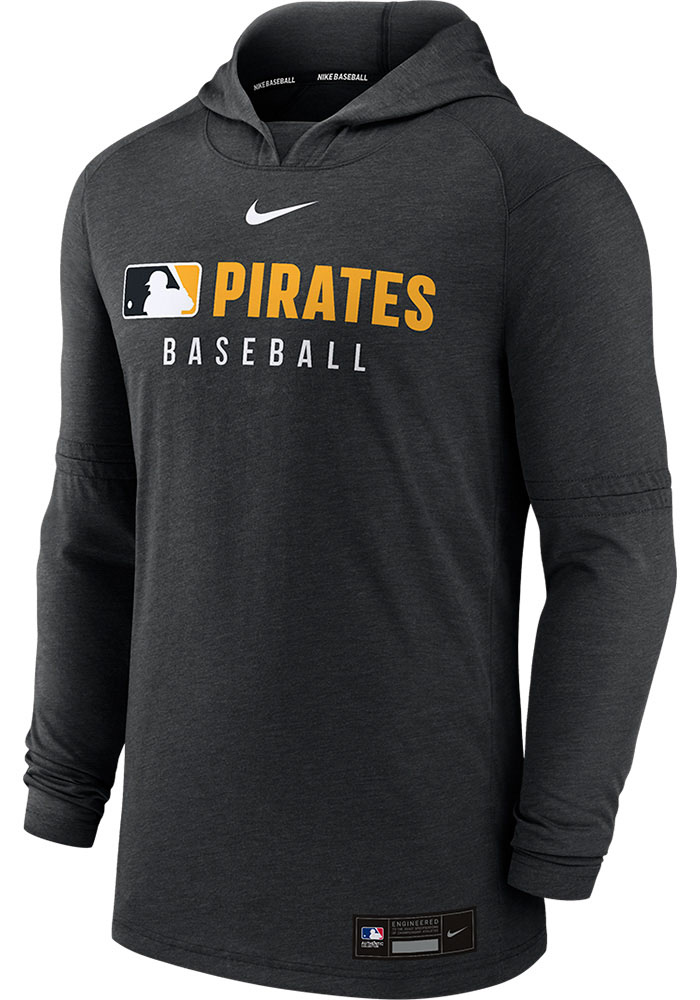 Nike パドレス Authentic Lightweight Pullover Nike Pittsburgh Pirates Mens BLACK AC Lightweight Lightweight