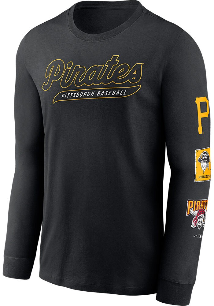 Nike Pittsburgh Pirates Cooperstown Knockout Long Sleeve T Shirt