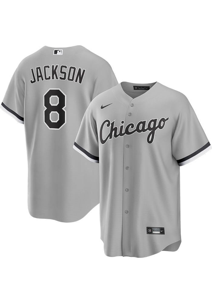 Bo Jackson Chicago White Sox Mens Replica GREY Road Jersey - 173217365