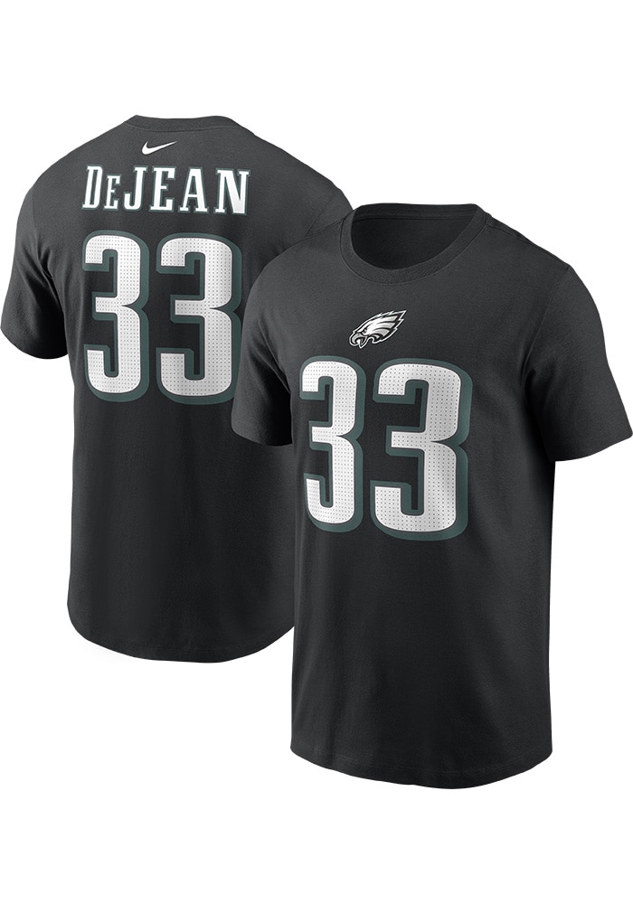 シャツ NFL EAGLES game shirts Cooper DeJean Philadelphia Eagles BLACK Alt Short Sleeve Player T