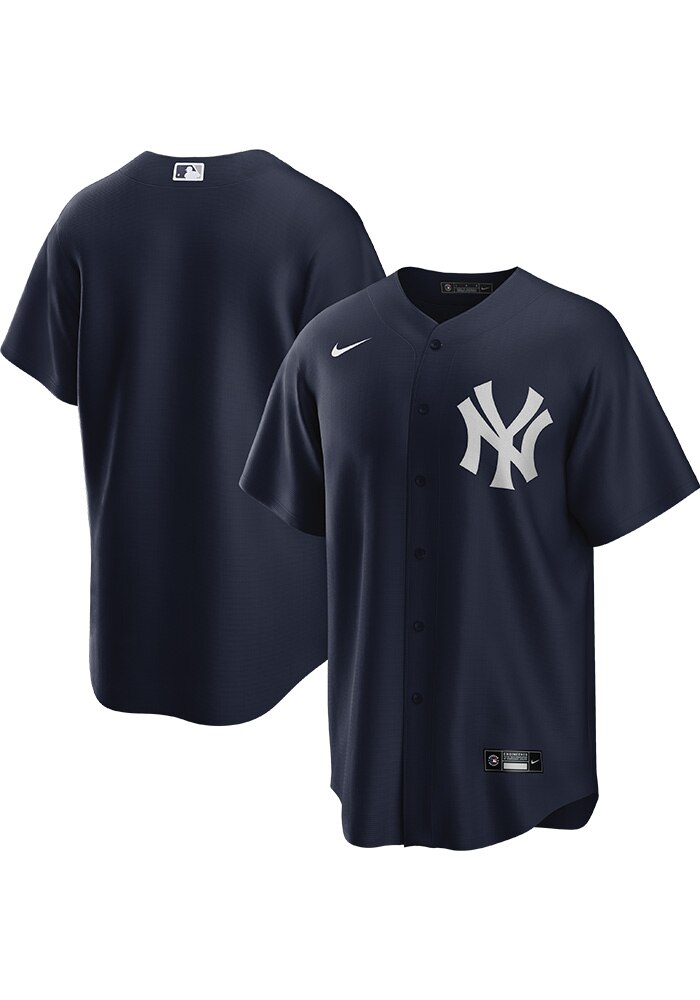 New York Yankees Mens Nike Replica NAVY Alt Jersey - 17322020