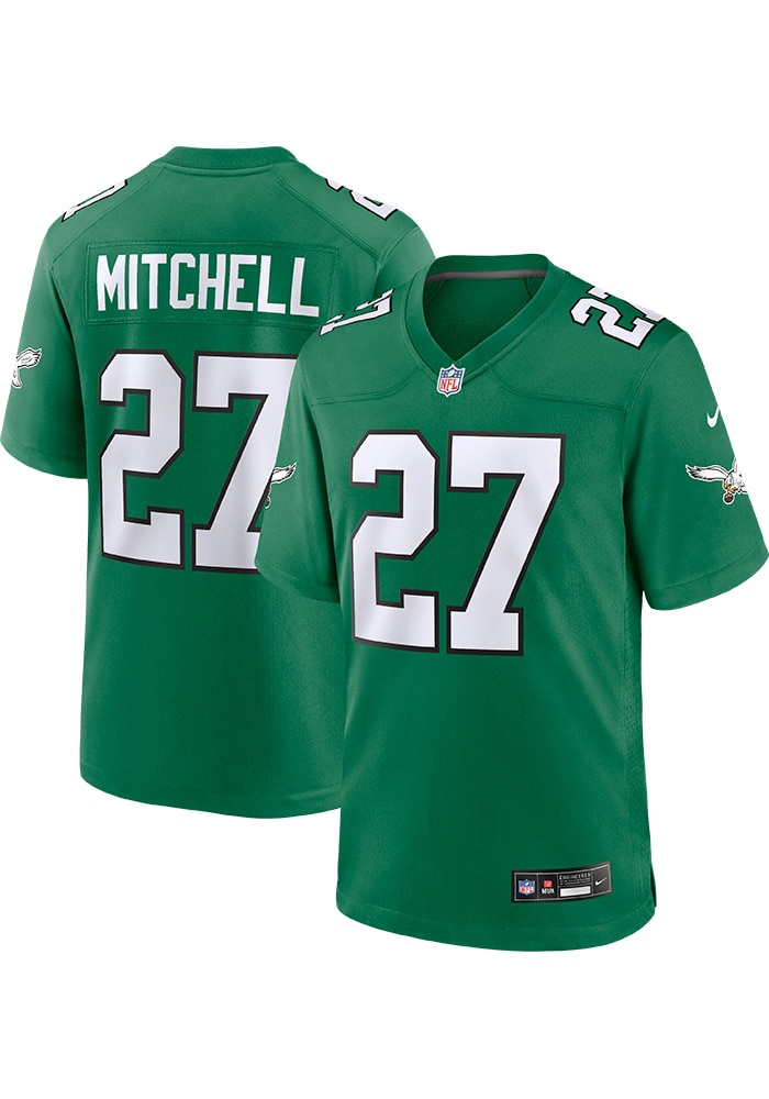 Quinyon Mitchell Philadelphia Eagles KELLYGREEN Alt Jersey - 173220324 Quinyon Mitchell Philadelphia Eagles KELLYGREEN Alt Jersey - 173220324