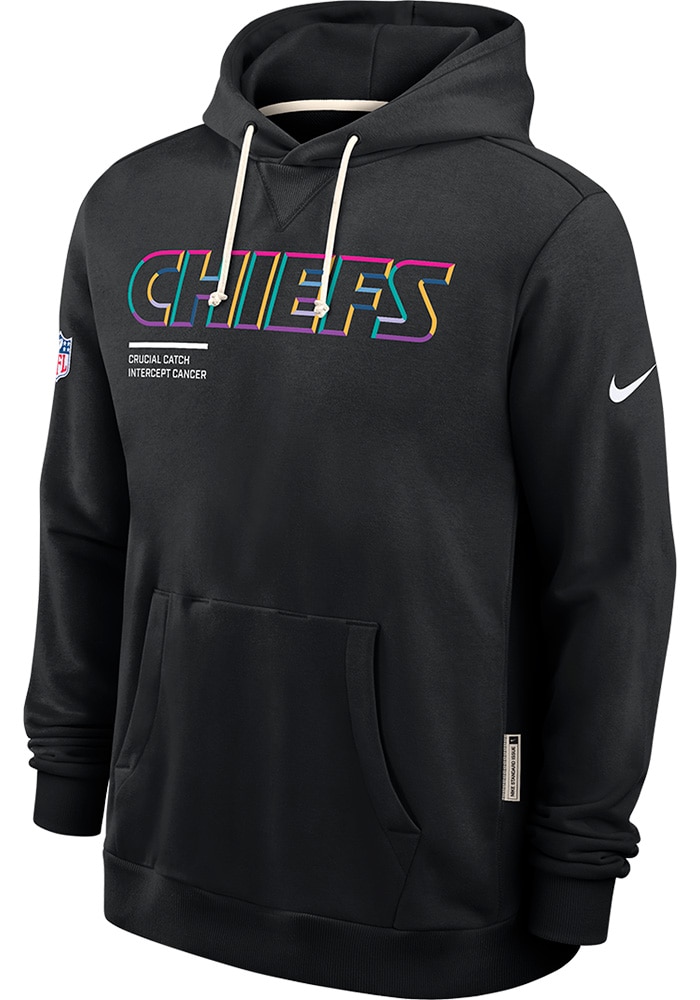 Nike Kansas City Chiefs Mens BLACK Crucial Catch Hoodie - 173227175
