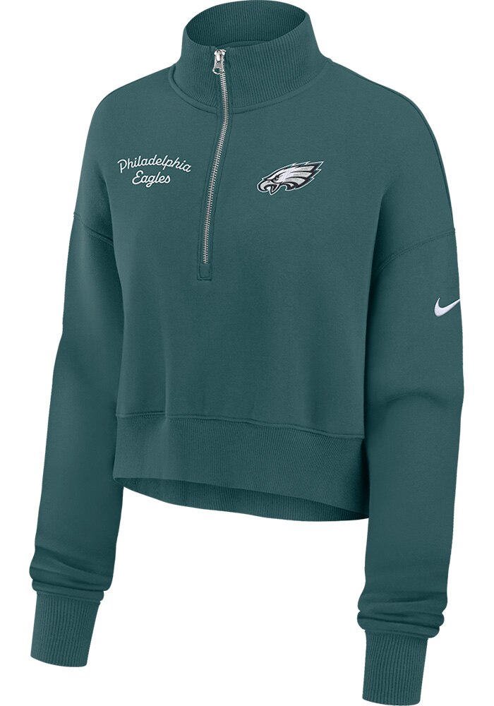 Eagles 1度使用 Philadelphia Eagles Nike Womens MIDNIGHTGREEN Phoenix Long Sleeve
