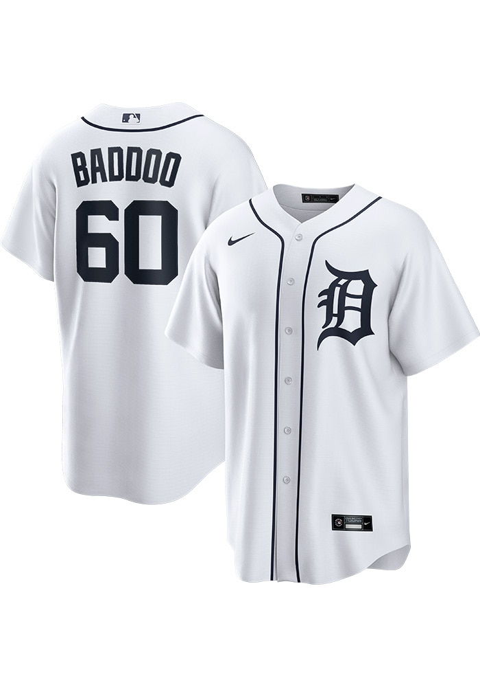 Akil Baddoo Detroit Tigers Mens Replica WHITE Home Jersey - 17323078