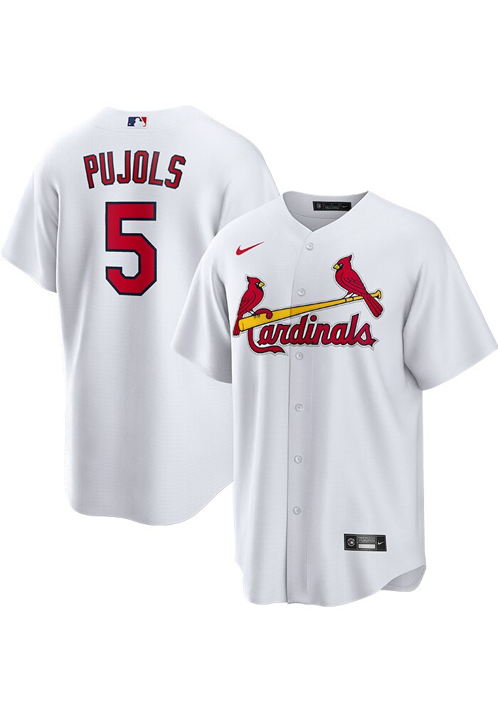 Albert Pujols St Louis Cardinals Mens Replica White Home Jersey