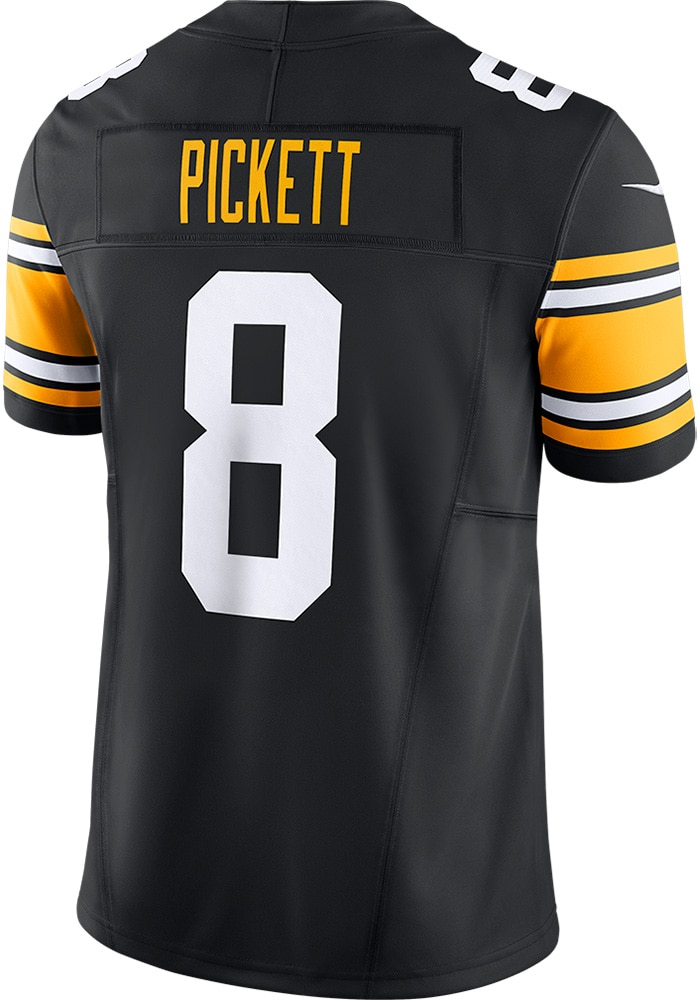 Kenny Pickett Pittsburgh Steelers Mens BLACK Vapor F.U.S.E.