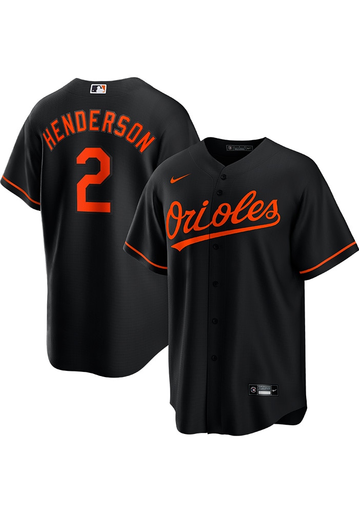 Mitchell & Ness Orioles ユニフォーム 黒 Gunnar Henderson Baltimore Orioles Mens Replica BLACK Alt Jersey