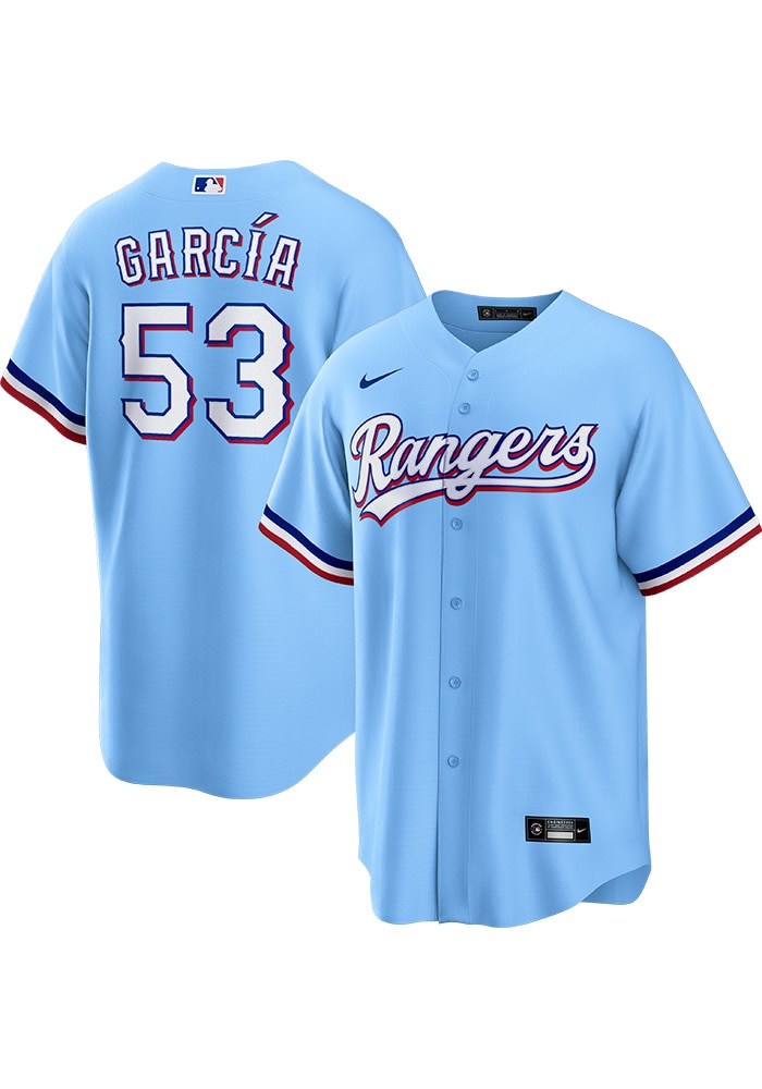 Adolis Garcia Texas Rangers Mens Replica LIGHT BLUE Alt Jersey
