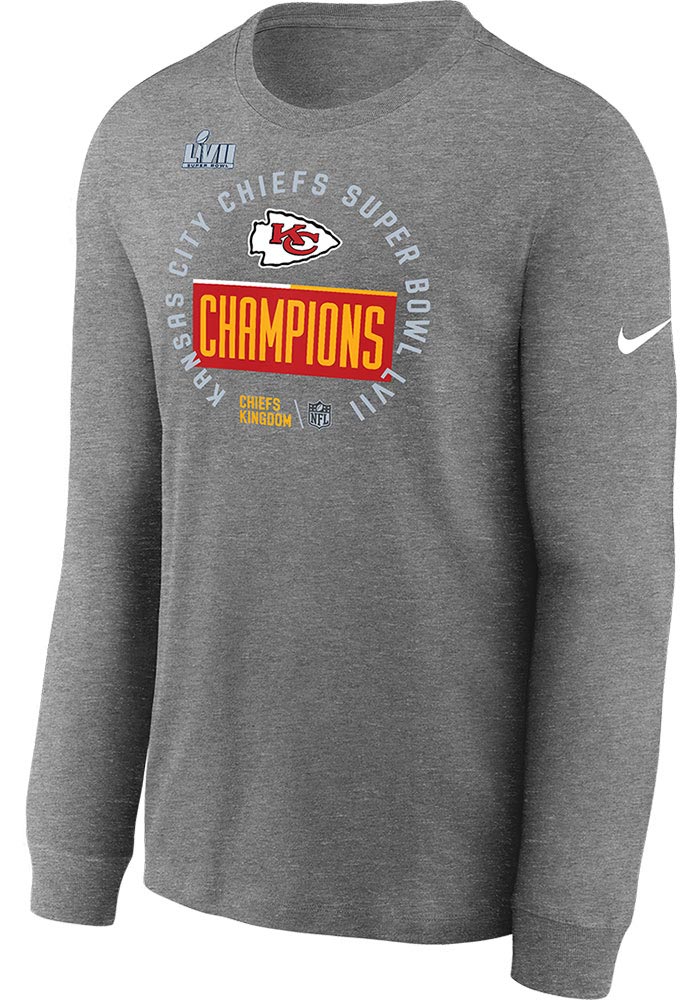 Nike Kansas City Chiefs Super Bowl LVII Trophy Champions Long