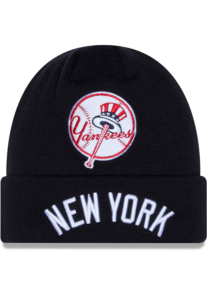 New York Yankees New Era NAVY 2026 Clubhouse Cuff Knit Hat - 1799470
