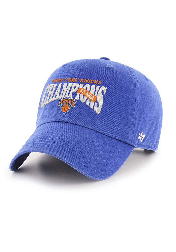 47 New York Knicks ROYAL Multi NBA Finals Champions Clean Up