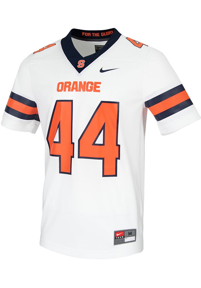 Nike Syracuse Orange White Football Replica Jersey - 198601771