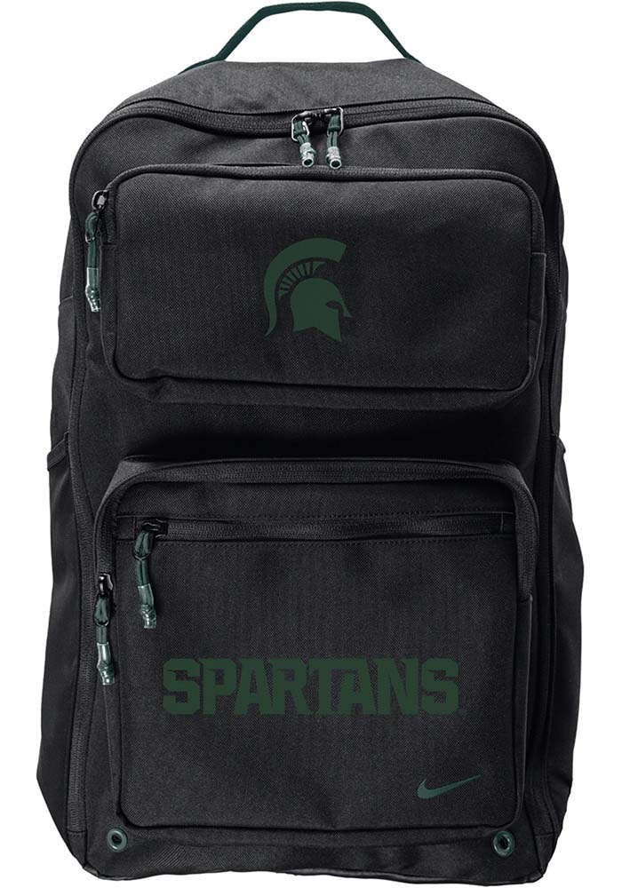 Nike Michigan State Spartans BLACK Utility Speed Backpack - 198602066