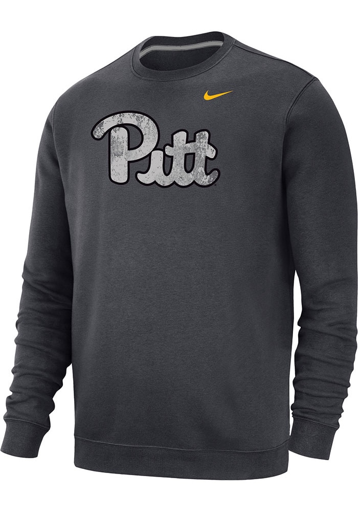 Nike Mens ANTHRACITE Pitt Panthers Forge The Future Club Fleece