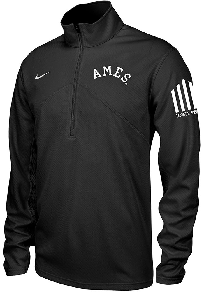 Nike Iowa State Cyclones Mens BLACK Jack Trice Pullover - 19865952