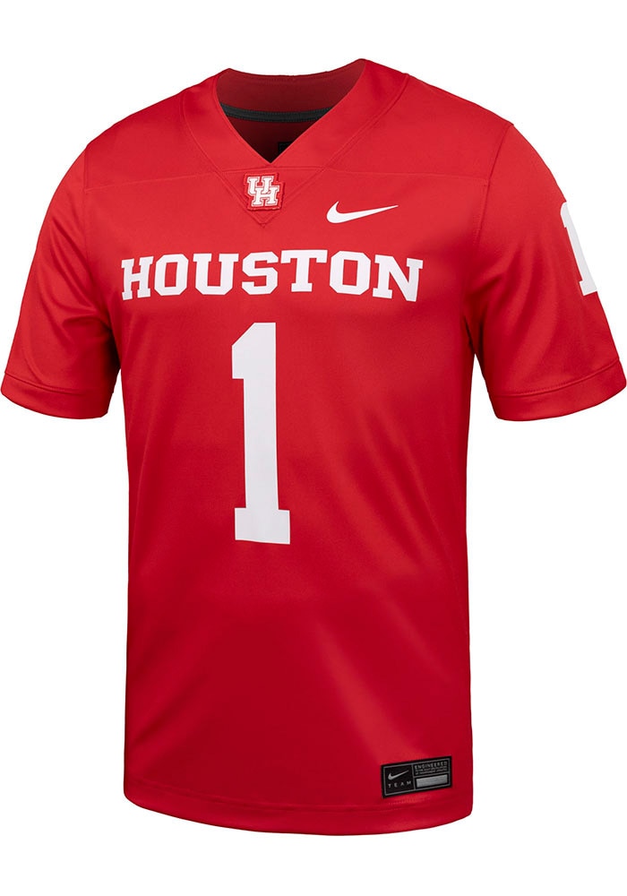 Nike Houston Cougars Red Game Replica Jersey - 19867852