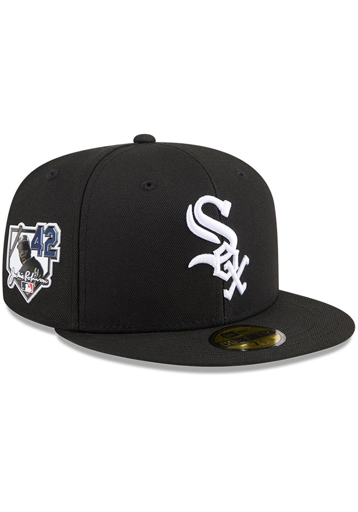 Chicago White Sox Mens 2026 Jackie Robinson Day 59FIFTY BLACK New