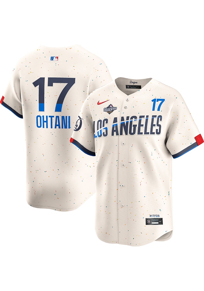 Shohei Ohtani Los Angeles Dodgers Mens IVORY 2025 World Series