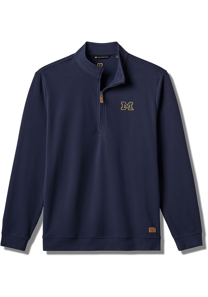 Travis Mathew Michigan Wolverines Mens NAVY Cloud Home Game