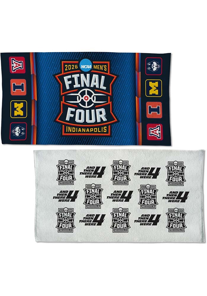 BLACK 22x42 Locker Room 2026 NCAA Final Four All Team Rally Towel