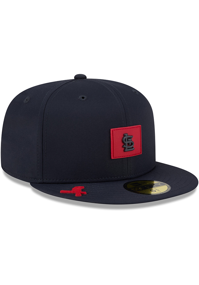 St Louis Cardinals Mens 2026 Clubhouse 59FIFTY NAVY New Era Fitted