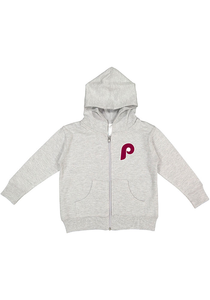 Philadelphia Phillies Toddler HEATHERGREY Cooperstown Primary Logo
