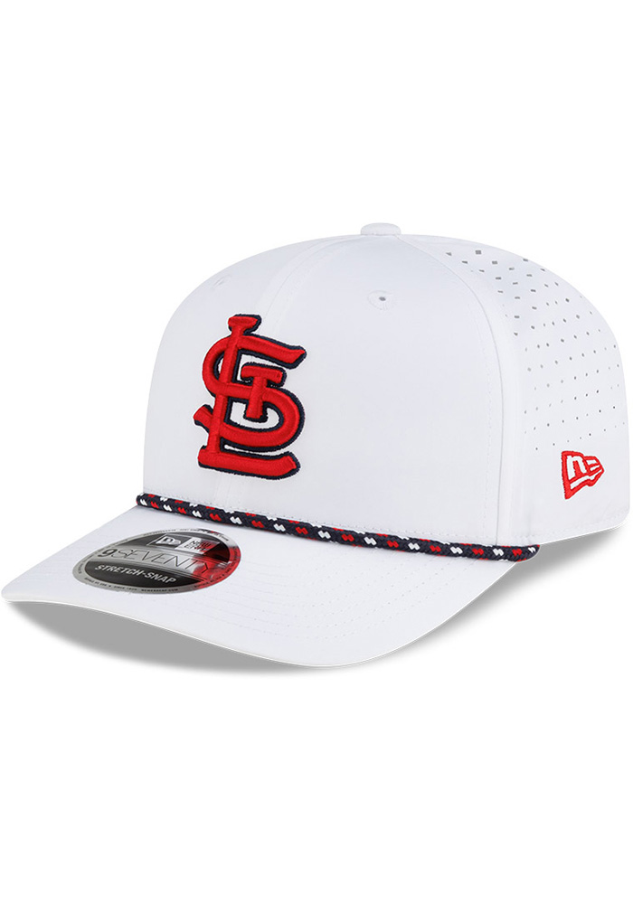 New Era St Louis Cardinals White White Rope Rope 9SEVENTY Stretch