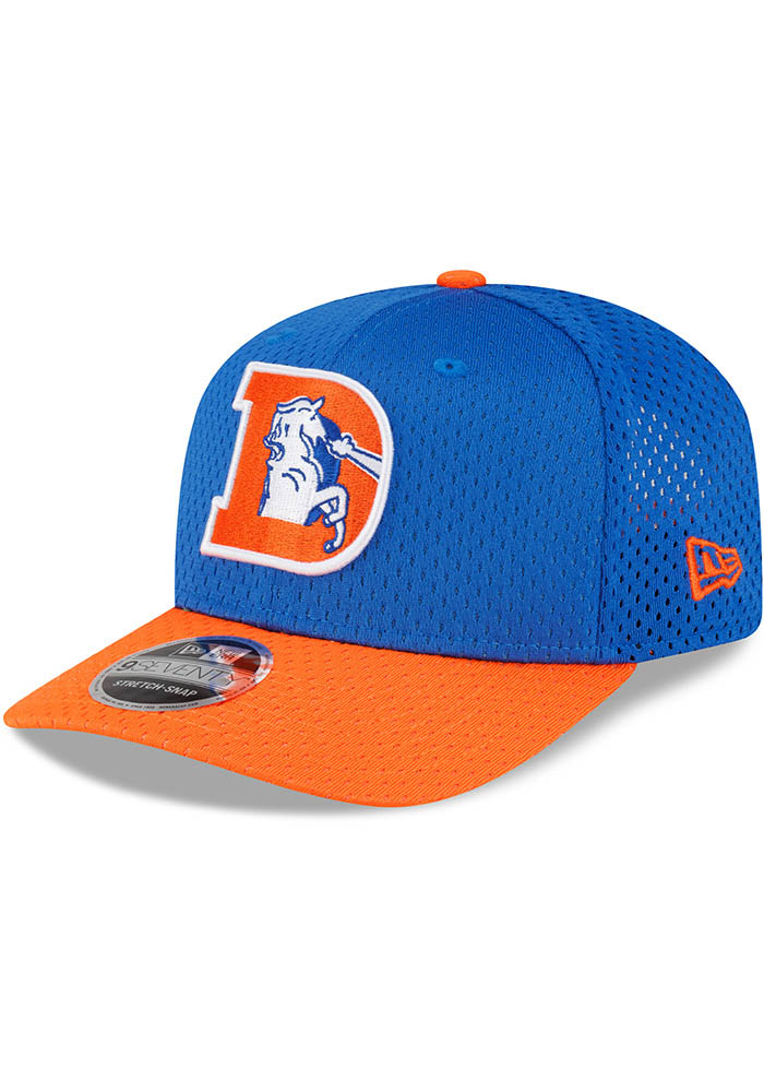 New Era Denver Broncos ROYAL Jersey Mesh 9SEVENTY Stretch Snap