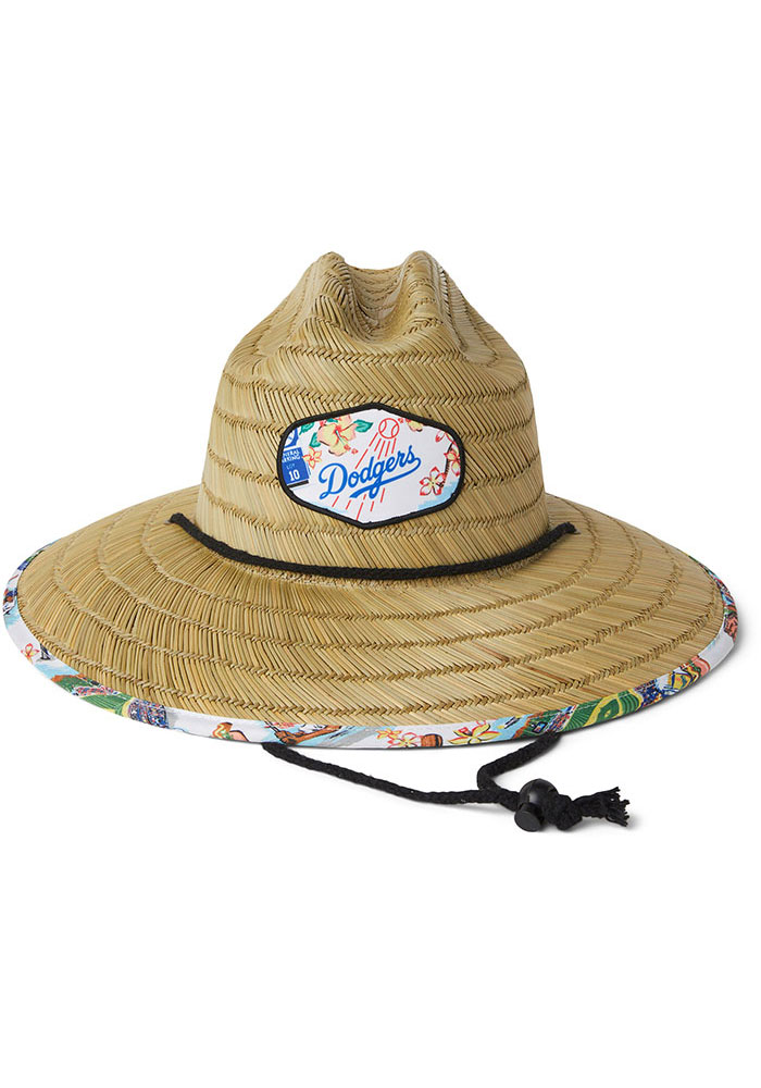 Reyn Spooner Los Angeles Dodgers BROWN Scenic Straw Bucket Hat