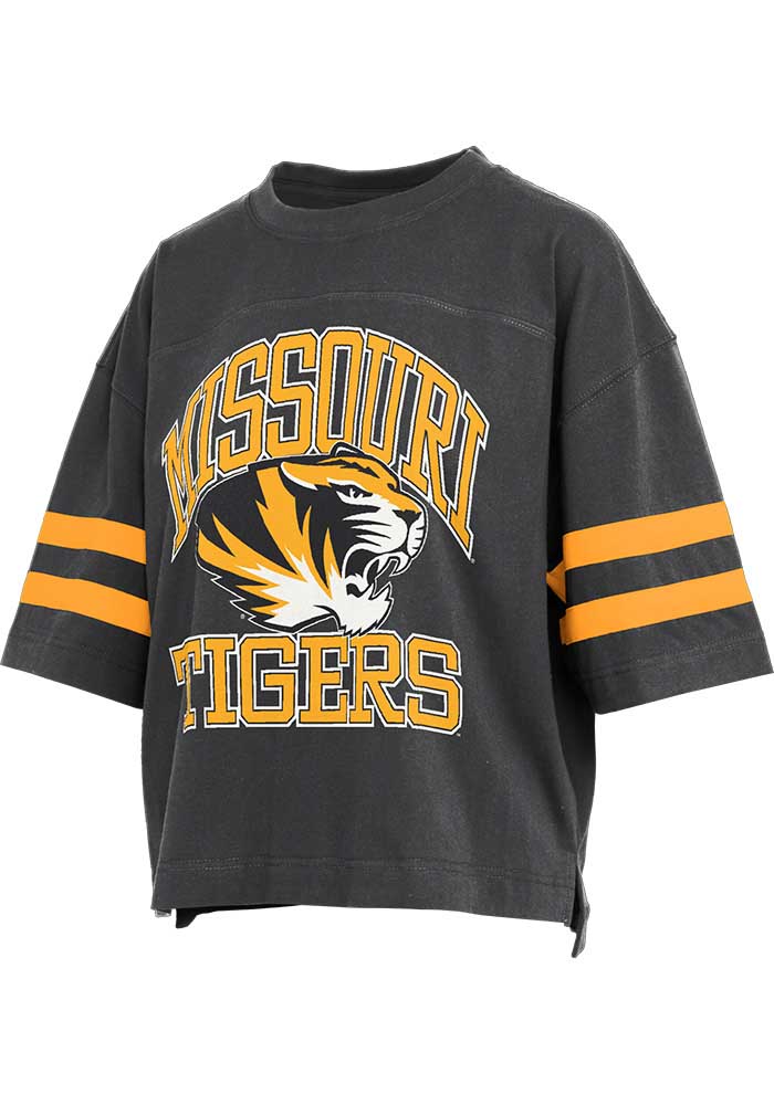 Pressbox Missouri Tigers Womens BLACK Wayne Tyler T-Shirt - 230785982