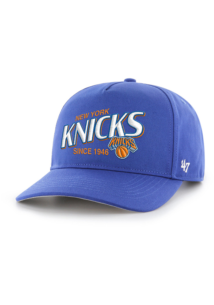 47 New York Knicks ROYAL Graphic Hitch Adjustable Hat - 23387193