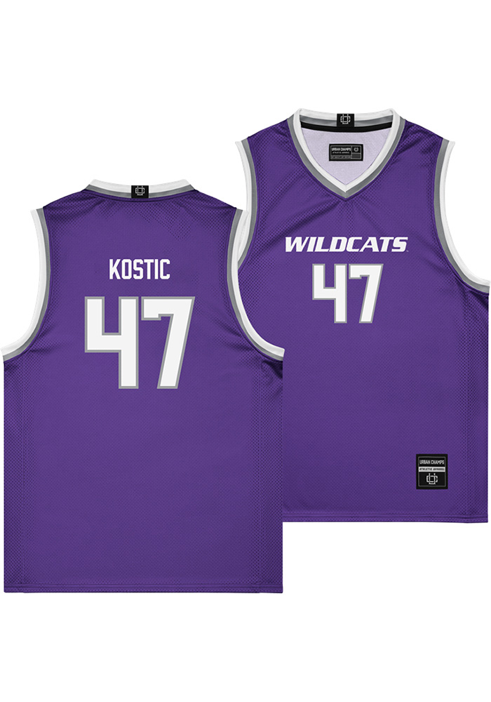 Andrej Kostic Mens PURPLE K-State Wildcats NIL Purple Basketball