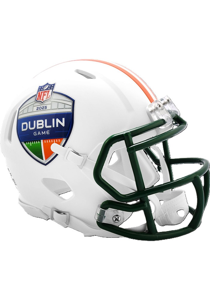 NFL Gear White 2025 Dublin Game Speed Mini Helmet - 2389909