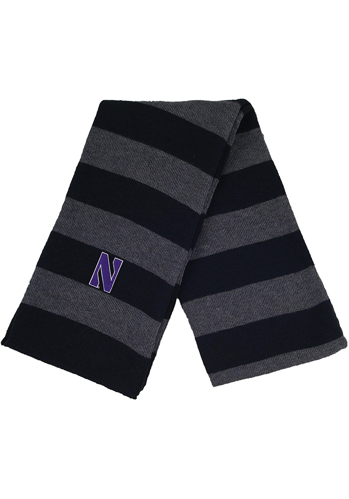 LogoFit Northwestern Wildcats BLACK Niagara Womens Scarf - 2529336