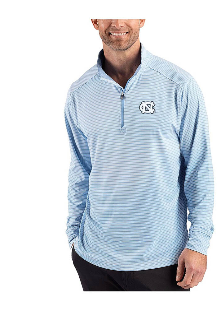 Bluelea ブルレア Hem tulledocking pullover Cutter and Buck North Carolina Tar Heels Mens LIGHT BLUE Forge Eco