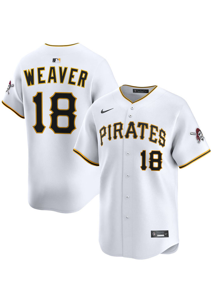 Luke Weaver Pittsburgh Pirates Mens White Home Limited Baseball