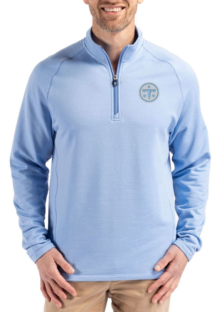 ★TY.jht_HE-kdbs★ Cutter and Buck Tennessee Titans Mens LIGHT BLUE Mono Pehastin