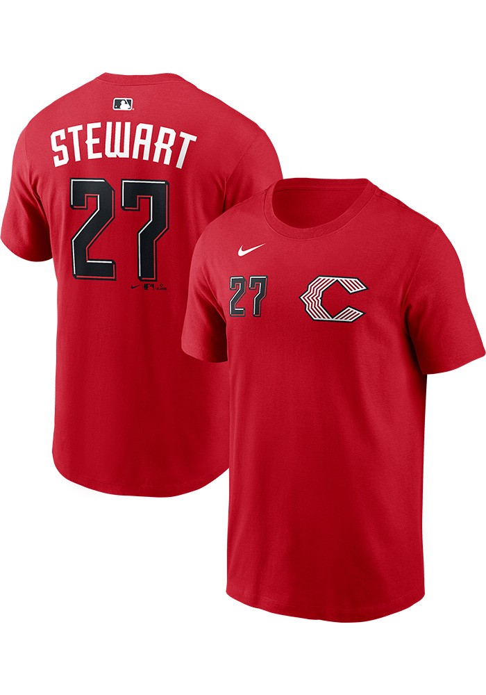 Sal Stewart Cincinnati Reds Red City Connect 2.0 Short Sleeve