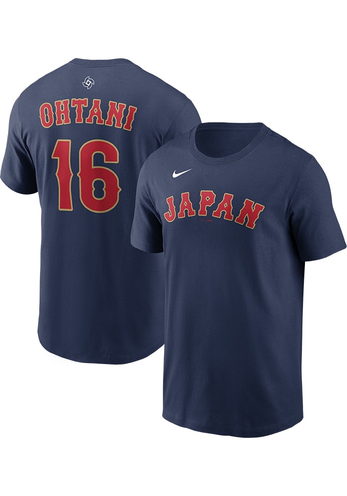 Shohei Ohtani Japan NAVY World Baseball Classic Short Sleeve