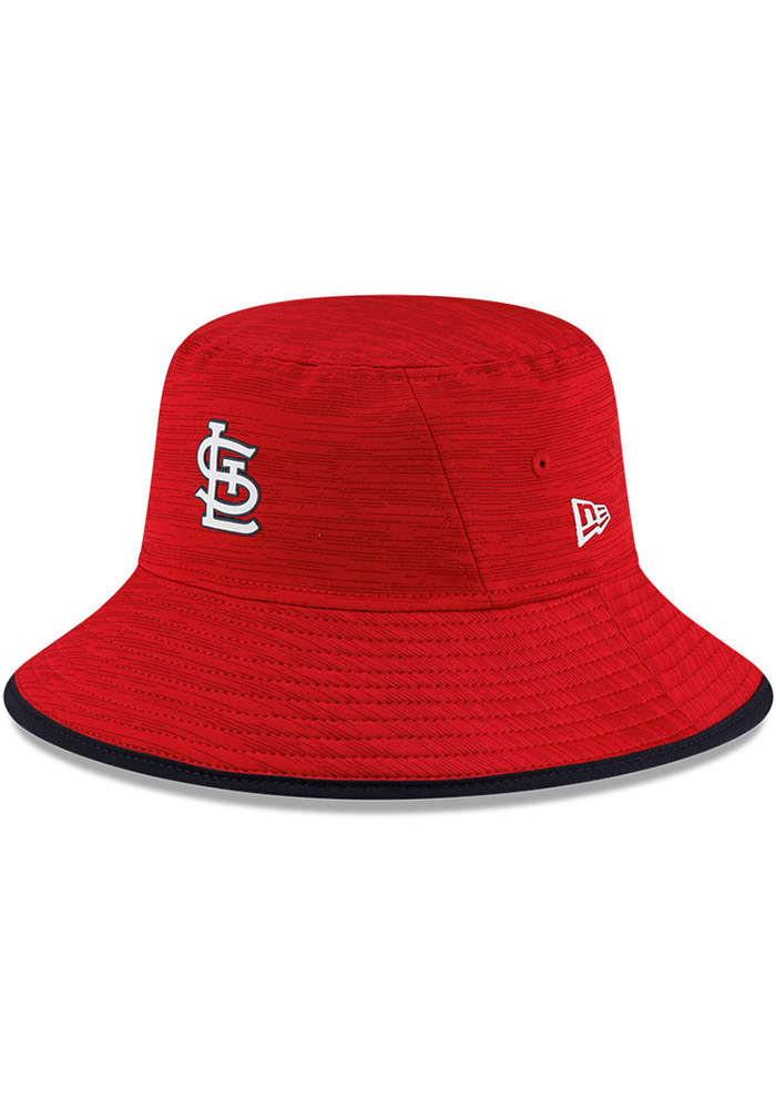 New Era St Louis Cardinals Red Digitech Drawstring Bucket Hat