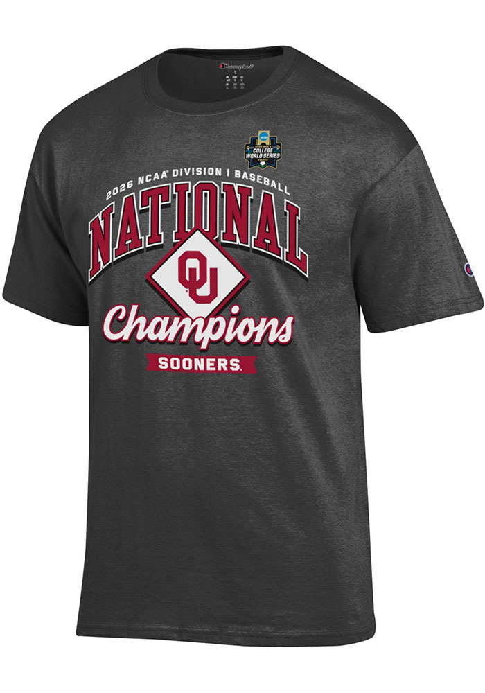 Champion Bakersfield College Tシャツ60-70‘s Champion Oklahoma Sooners CHARCOAL 2026 College World Series