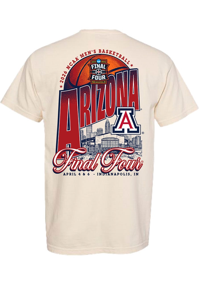 Something Inked Arizona Wildcats IVORY 2026 NCAA Men's Basketball