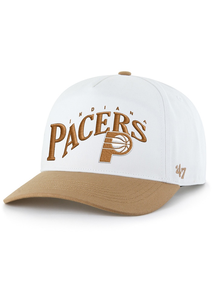 47 Indiana Pacers White Wave Hitch Adjustable Hat - 3389854