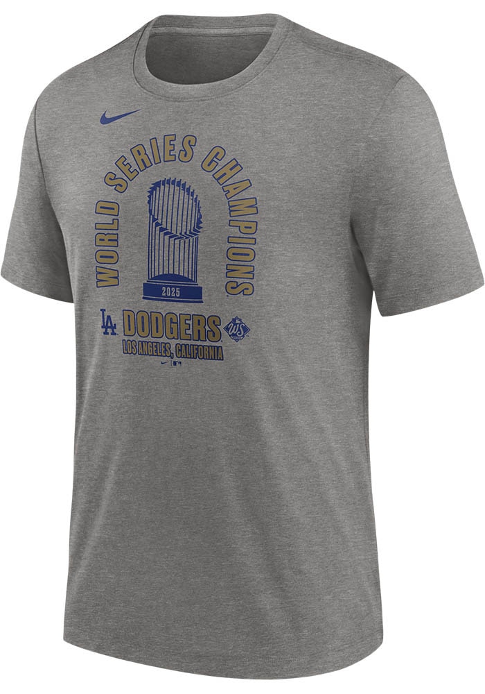 Nike Los Angeles Dodgers GREY HEATHER 2025 World Series Champions
