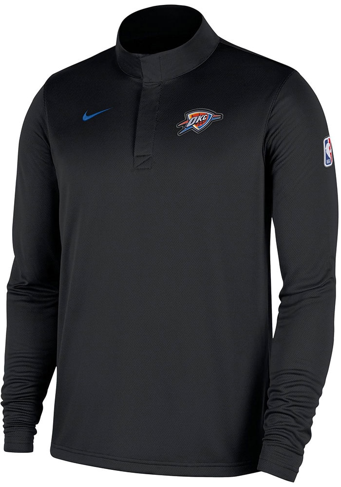Nike Oklahoma City Thunder Mens BLACK Primary Logo Pullover