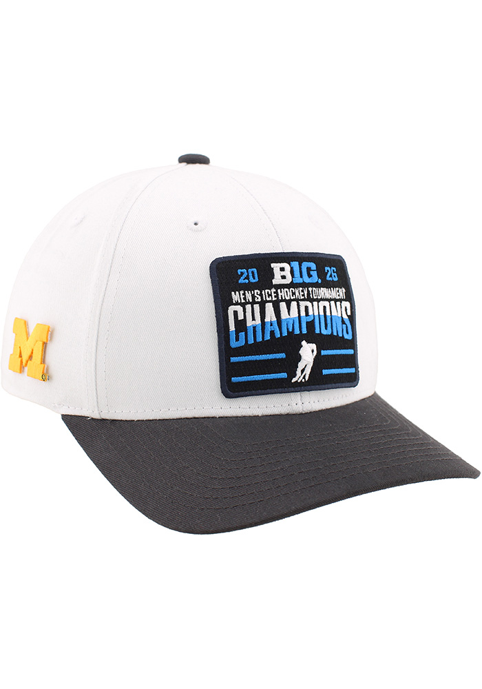 Zephyr Michigan Wolverines White 2026 Big Ten Hockey Tournament