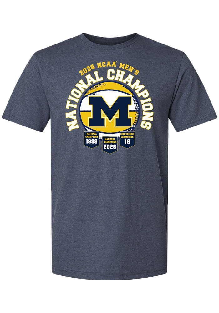 Summit Sportswear Michigan Wolverines NAVY HEATHER MULTI 2026