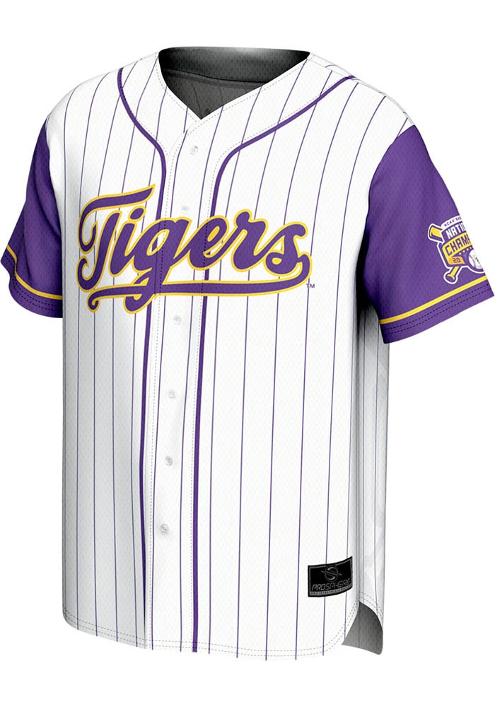 ProSphere LSU Tigers Mens White 2025 Mens College World Series